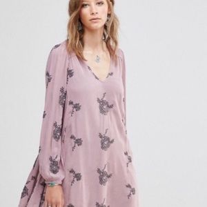 Free People 'Emma' Embroidered Swing Dress